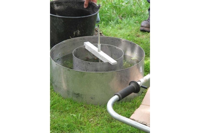 Infiltrómetro de Doble Anillo