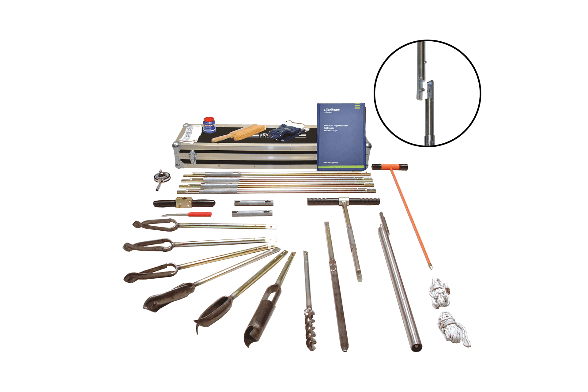 Juego de barrenos Eijkelkamp estándar con conexión bayoneta - imagen 1