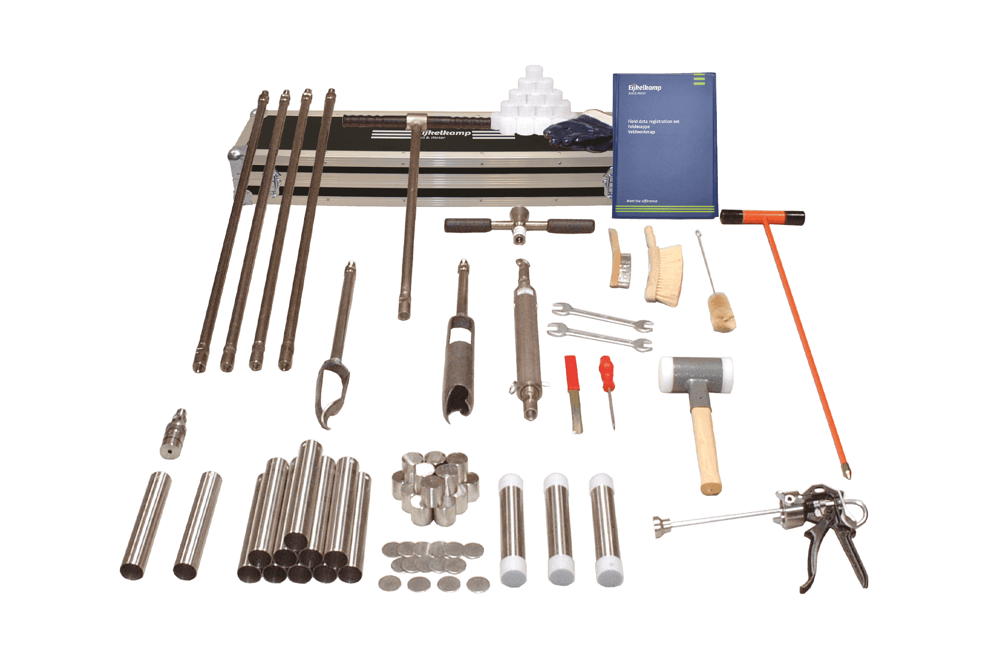 Kit de muestreo de suelo con volátiles para análisis químico