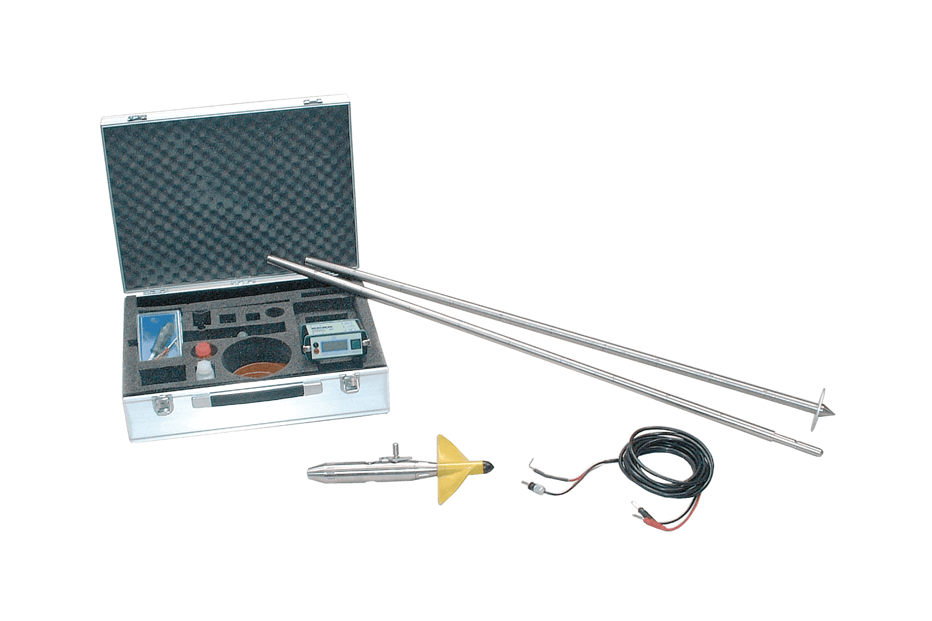 Molinete Profesional Medidor de Caudal con Hélice