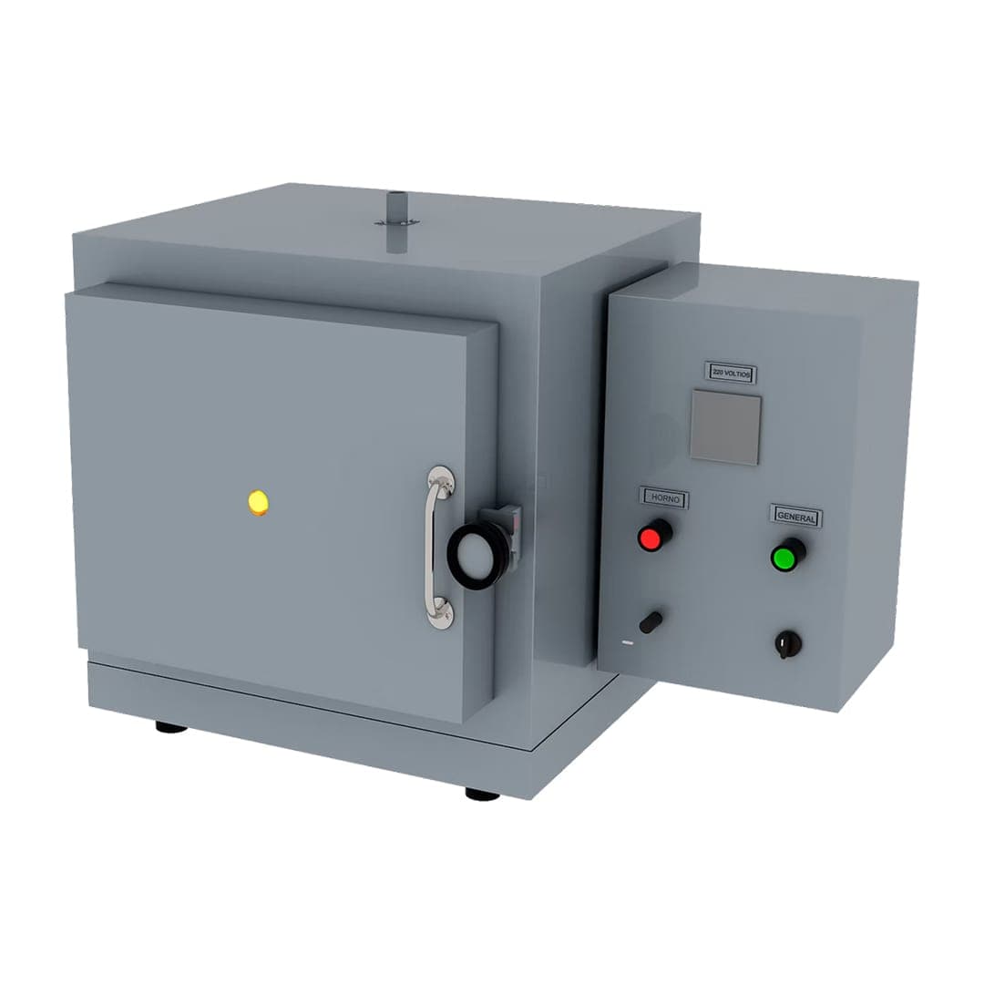 Mufla para materia orgánica en laboratorio