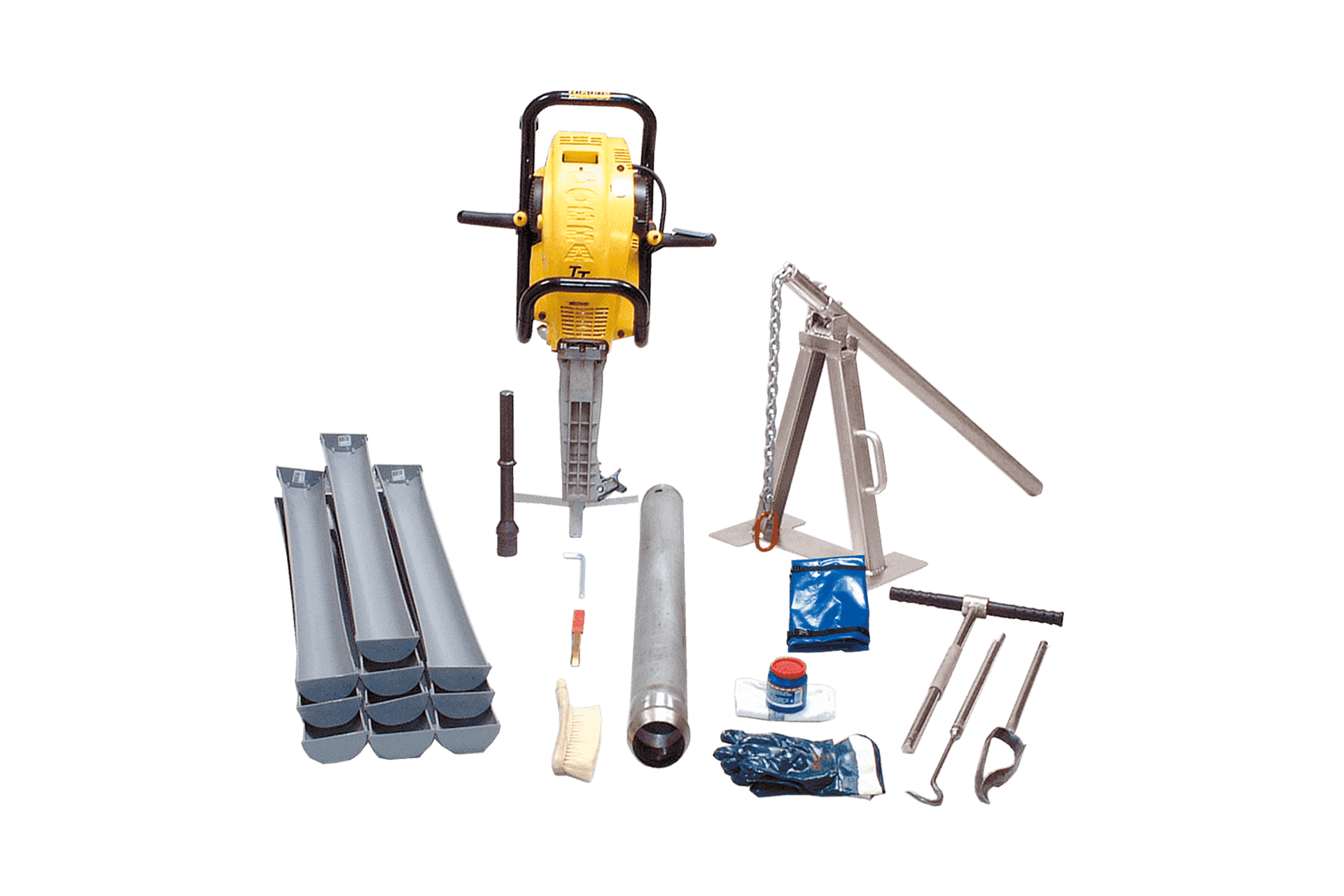 Barreno motorizado Eijkelkamp para muestras de suelo intactas