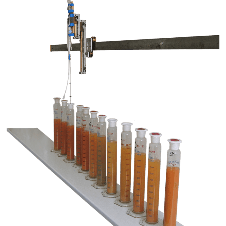 Equipo de pipeta para fracción de partículas en muestras de suelo