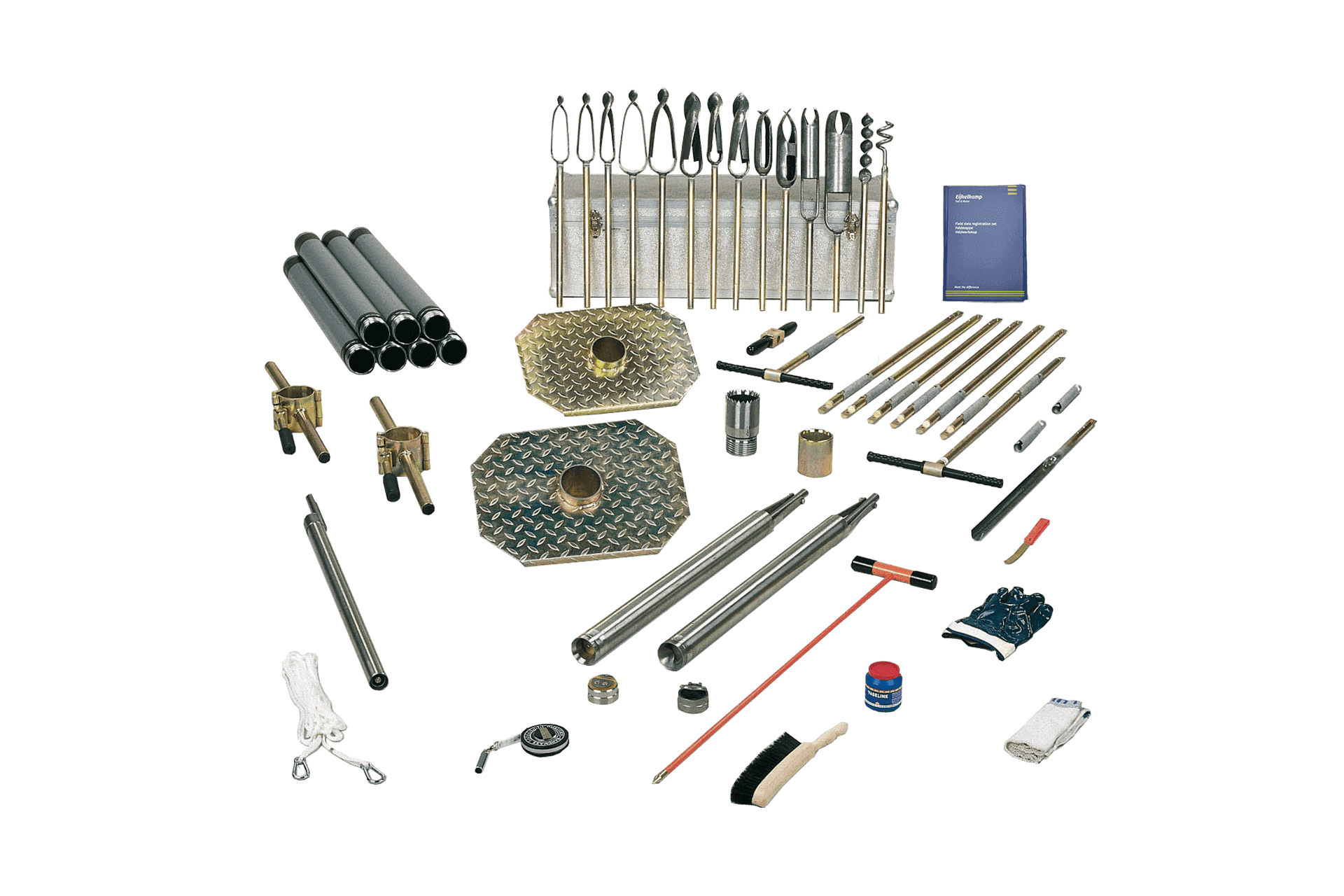 Juego de perforación manual Eijkelkamp con Bailer hasta 7 metros