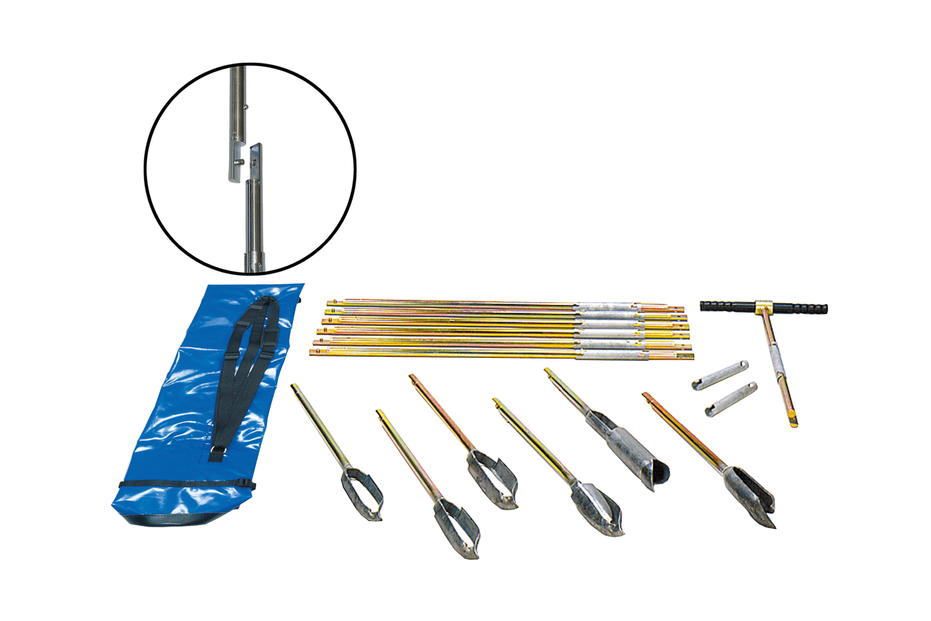 Set de barrenos Eijkelkamp compacto para geólogos