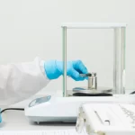 Balanza analítica de laboratorio de alta precisión