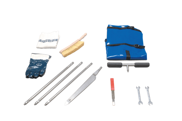 Barreno compacto Flap Gouge para muestreo de suelos blandos
