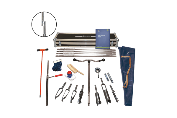 Barrenos manuales ergonómicos con bayoneta para suelos hasta 5m